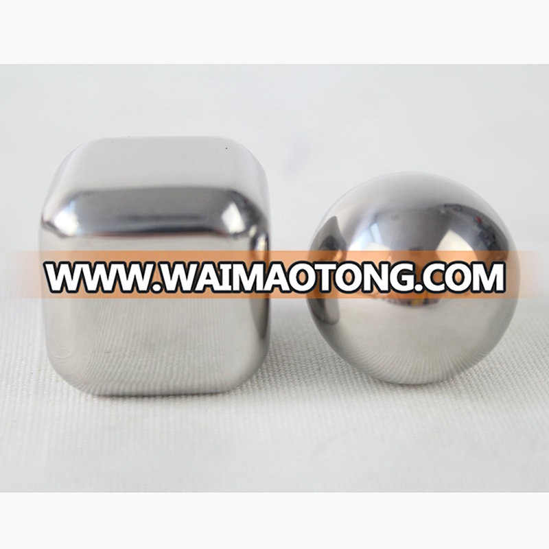 Premium Reusable Stainless Steel Barware Whiskey Stones/Whisky Rocks